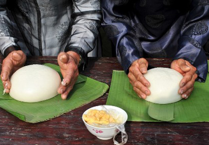 Bánh dày - loại bánh truyền thống của dân tộc Việt Nam