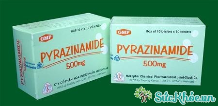 Pyrazinamid là thuốc diệt khuẩn lao trong đại thực bào