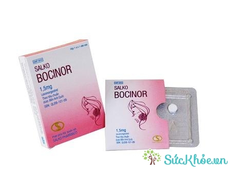 Thuốc tránh thai khẩn cấp Bocinor (Levonorgestrel 1,5mg)