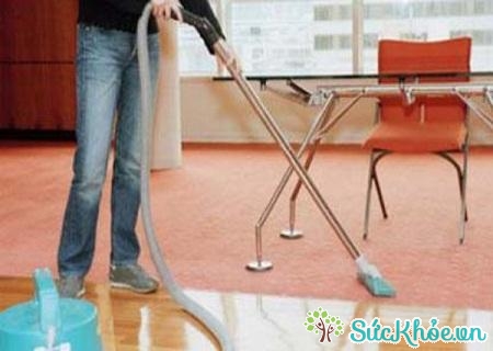 Máy hút bụi là giải pháp tốt nhất cho việc làm sạch thảm trải sàn