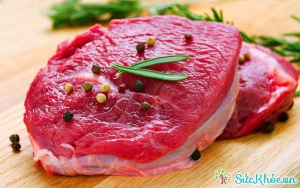 Thịt bò giúp bổ sung chất sắt cho cơ thể