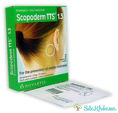Khác với các loại thuốc khác Scopoderm TTS là dạng thuốc dán