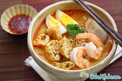 Mì Laksa của Malaysia