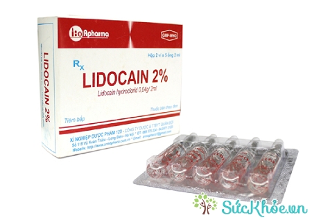 Lidocain gây giãn mạch nơi tiêm, nên thường phối hợp với chất co mạch để giảm hấp thu thuốc.