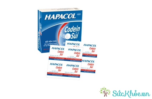 Hapacol Codein Sủi điều trị các triệu chứng đau nhức hiệu quả