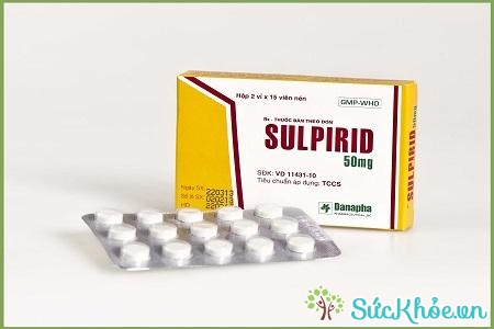 Thuốc Sulpirid 50mg điều trị ngắn hạn các triệu chứng lo âu ở người lớn
