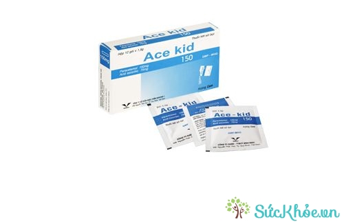 Ace Kid 150 có tác dụng hạ sốt, giảm đau hiệu quả