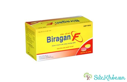 Biragan F có tác dụng điều trị các biểu hiện dị ứng hiệu quả