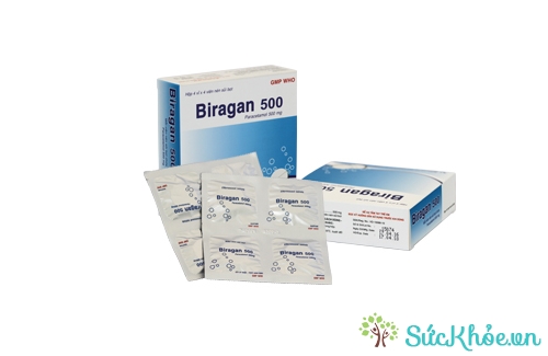 Biragan 500 có tác dụng hạ sốt, giảm đau nhanh hiệu quả