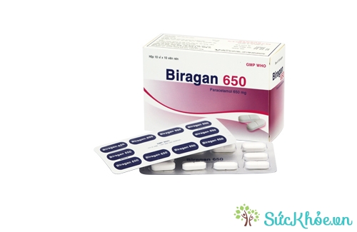 Biragan 650 có tác dụng hạ sốt, giảm đau hiệu quả