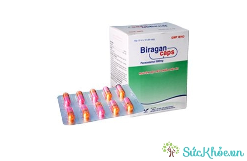 Biragan caps có tác dụng hạ sốt, giảm đau hiệu quả