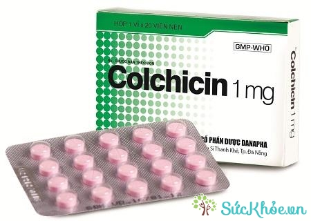 Colchicin 1mg là thuốc điều trị đợt cấp của bệnh Gút