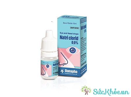Natri Clorid 0,9% được dùng để rửa mắt trong một số trường hợp