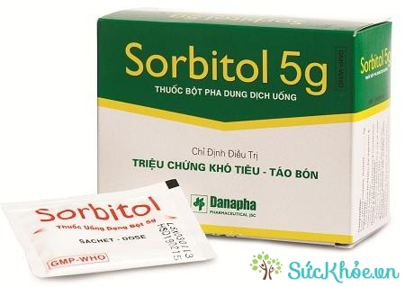 Sorbitol điều trị triệu chứng táo bón và khó tiêu