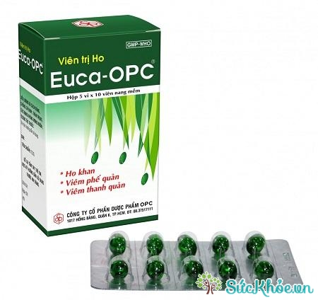 Viên trị ho Euca OPC được chỉ định các chứng ho khan