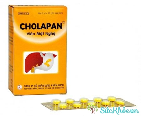 Thuốc Cholapan dùng trong các chứng đau gan, mật kém, đau dạ dày