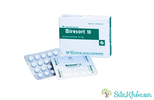 Biresort 10 có tác dụng phòng và điều trị cơn thắt ngực hiệu quả