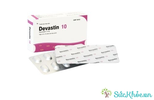 Devastin 10 có tác dụng điều trị tăng cholesterol máu nguyên phát