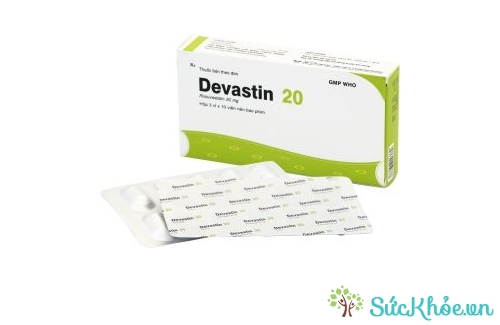 Devastin 20 có tác dụng điều trị tăng cholesterol máu nguyên phát