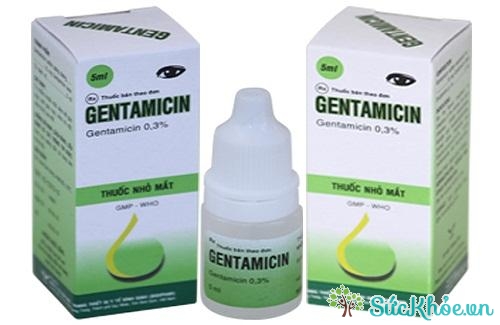 Gentamicin 0,3% có tác dụng trị nhiễm khuẩn mắt hiệu quả