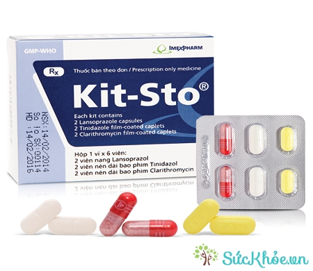 Kit-Sto là thuốc chỉ được chỉ định điều trị bệnh loét dạ dày tá tràng