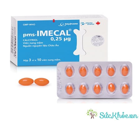 Thuốc pms-Imecal điều trị chứng loãng xương sau mãn kinh