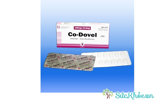 Co - Dovel 150mg/12,5mg có tác dụng điều trị tăng huyết áp nguyên phát hiệu quả