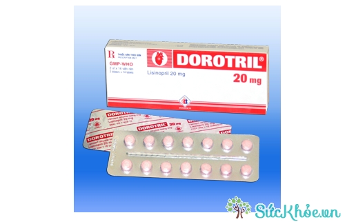 Dorotril 20mg có tác dụng điều trị tăng huyết áp hiệu quả
