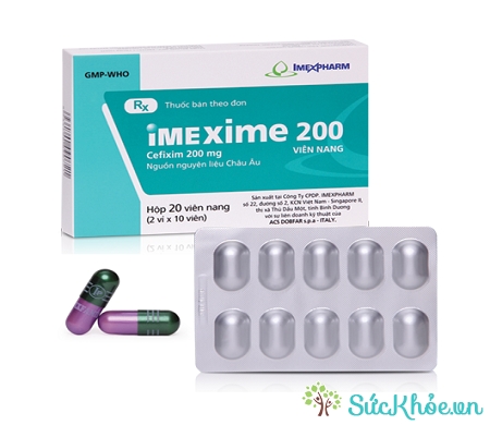 Thuốc Imexime 200 điều trị nhiễm khuẩn đường tiết niệu không biến chứng