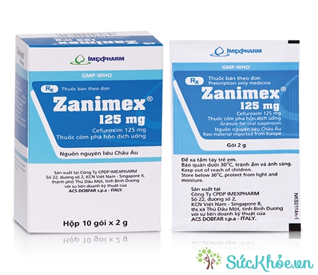 Thuốc Zanimex 125 điều trị bệnh nhiễm trùng đường hô hấp