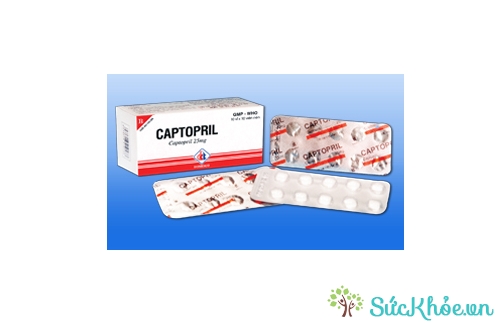 Captopril 25mg có tác dụng tăng huyết áp, suy tim