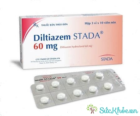 Thuốc Diltiazem Stada 60mg phòng ngừa cơn đau thắt ngực