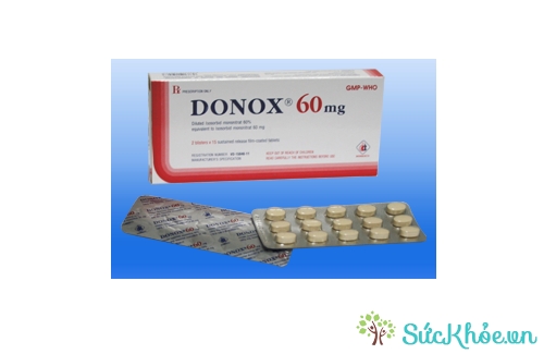Donox 60 mg là thuốc điều trị dự phòng đau thắt ngực hiệu quả