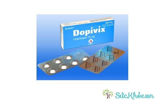Dopivix có tác dụng dự phòng và giảm các biến cố do xơ vữa động mạch 