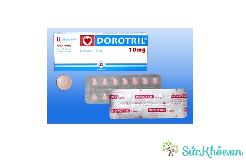 Dorotril 10mg có tác dụng điều trị tăng huyết áp hiệu quả