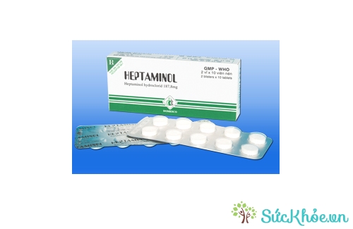 Heptaminol có tác dụng điều trị triệu chứng trong hạ huyết áp tư thế