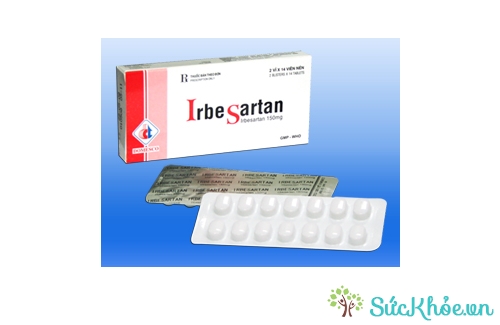 Irbesartan 150mg có tác dụng điều trị cao huyết áp nguyên phát