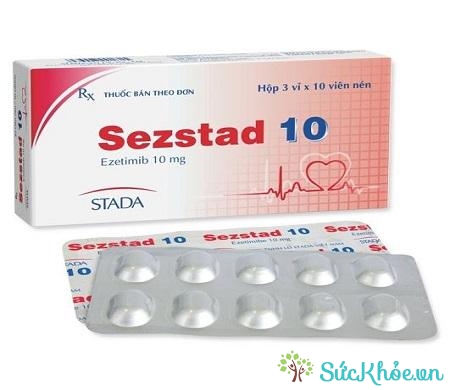 Thuốc Sezatad 10 điều trị tăng cholesterol máu nguyên phát