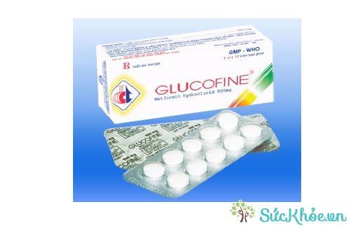 Glucofine 500mg có tác dụng đều trị bệnh đái tháo đường không phụ thuộc insulin (typ II)