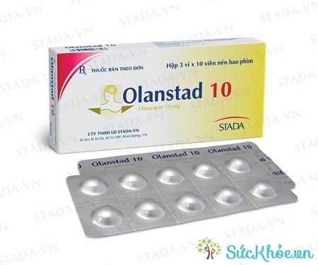 Thuốc Olanstad 10 điều trị bệnh tâm thần phân liệt