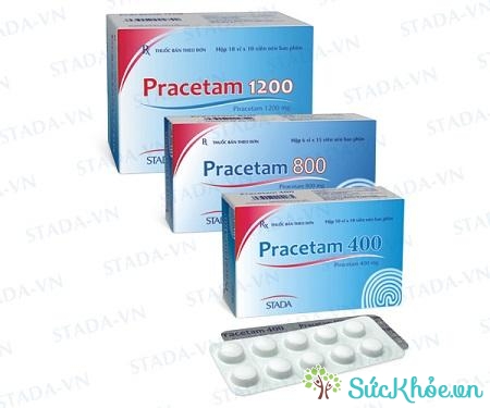 Thuốc Pracetam 800 điều trị chóng mặt, nghiện rượu mạnh