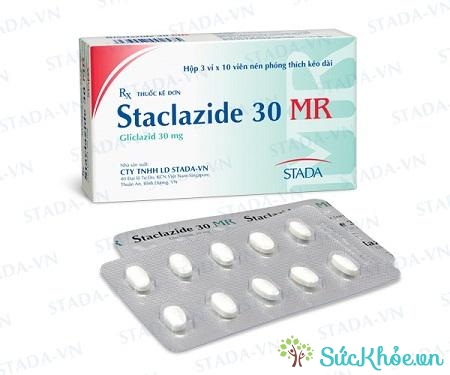 Thuốc Staclazide 30 MR điều trị đái tháo đường không phụ thuộc insulin