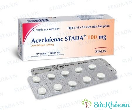 Aceclofenac Stada 100mg là thuốc điều trị viêm khớp, thấp khớp
