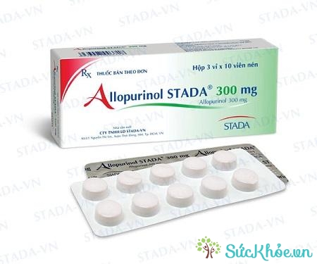 Thuốc Allopurinol Stada 300mg điều trị sỏi thận