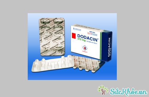 Dodacin được chỉ định trong các trường hợp nhiễm khuẩn do vi khuẩn nhạy cảm với thuốc