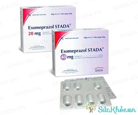 Thuốc Esomeprazol Stada 20/40mg điều trị hội chứng trào ngược dạ dày - thực quản