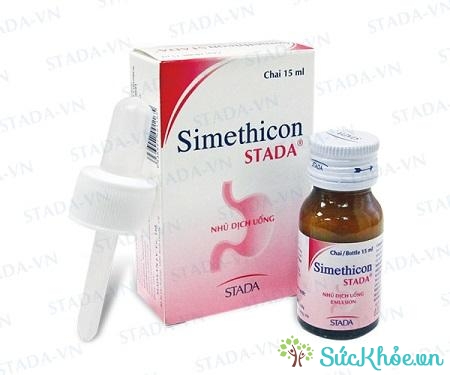 Thuốc Simethicon Stada giúp đầy hơi và khó chịu ở bụng do ứ hơi