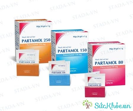 Partamol 250 là thuốc điều trị các cơn đau và sốt