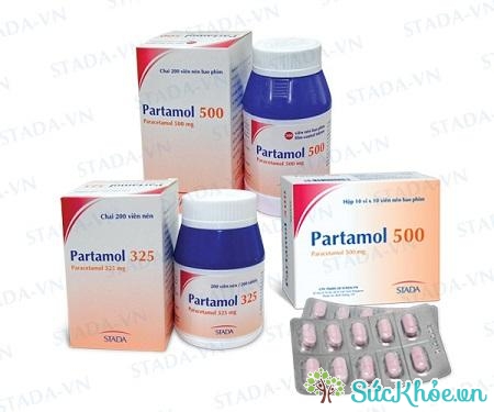 Thuốc Partamol 325/ 500 điều trị các cơn đau và sốt