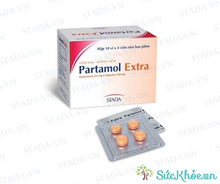 Partamol Extra là thuốc điều trị đau bụng kinh, nhức đầu, hạ sốt